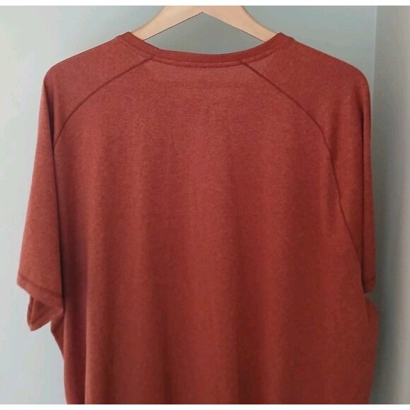 L.L. Bean Access Trail Tee Shirt Size 3XLT Tall Orange S/S Lightweight Outdoor - Picture 7 of 8